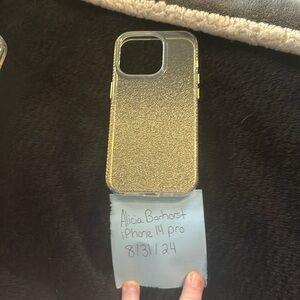 ombré sparkle case iphone 14 pro